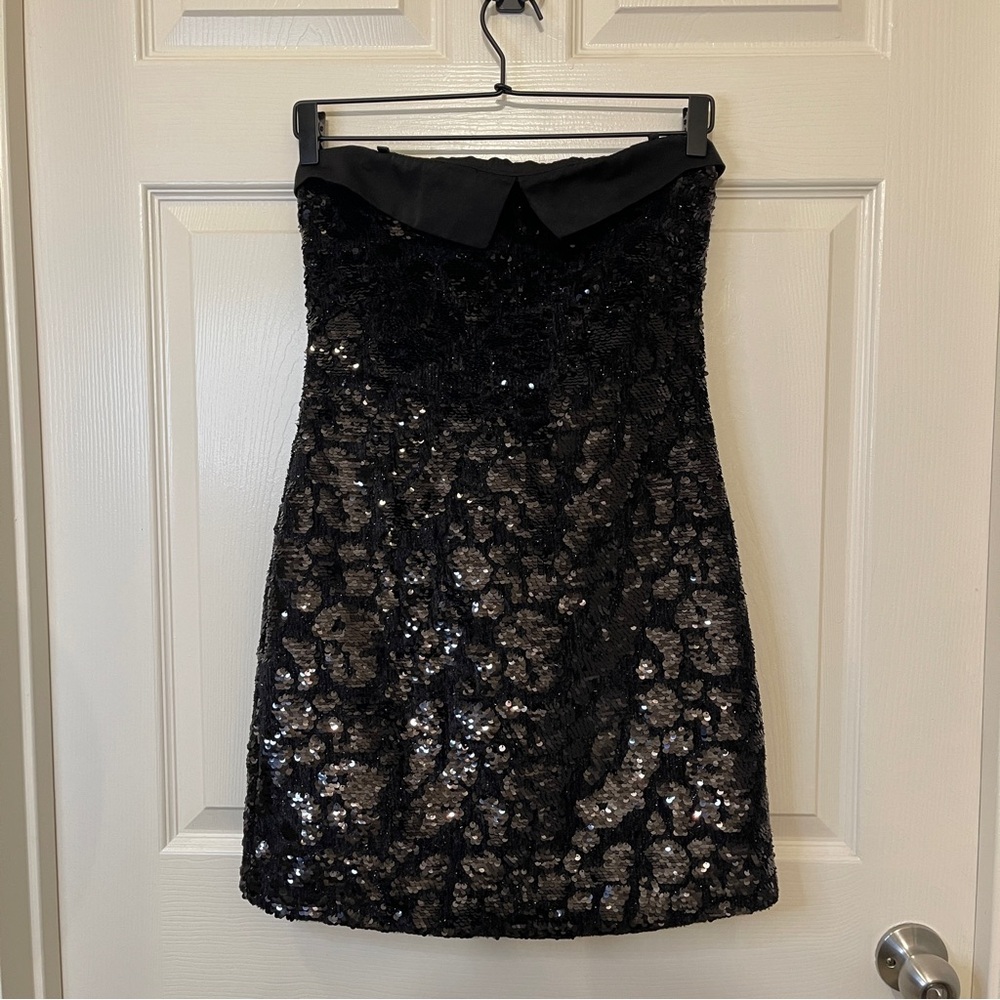 Anthropologie Le Superbe Nominee Tux Mini Dress Size 6